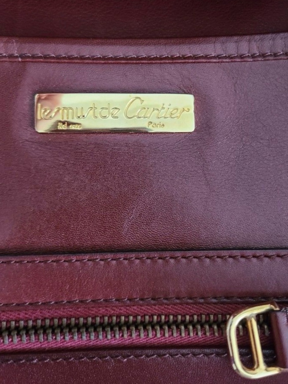 CARTIER 1970’s Suede Leather Flap Crossbody Saddle Bag Rare Antique Vintage - Picture 9 of 11